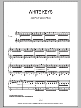 page one of White Keys (Piano Solo)