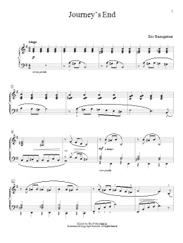 page one of Journey's End (Educational Piano)