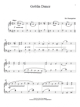 page one of Goblin Dance (Educational Piano)