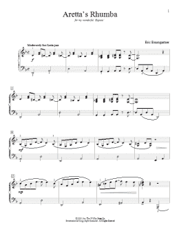 page one of Aretta's Rhumba (Educational Piano)
