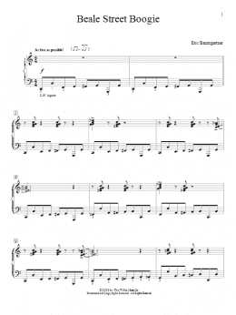 page one of Beale Street Boogie (Educational Piano)