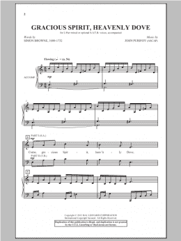 page one of Gracious Spirit, Heavenly Dove (2-Part Choir)