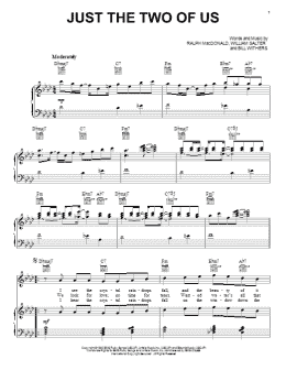 page one of Just The Two Of Us (Piano, Vocal & Guitar Chords (Right-Hand Melody))
