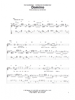 page one of Domino (Guitar Tab)