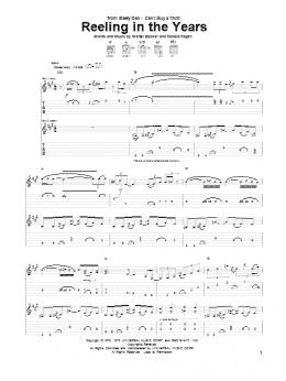 page one of Reeling In The Years (Guitar Tab)