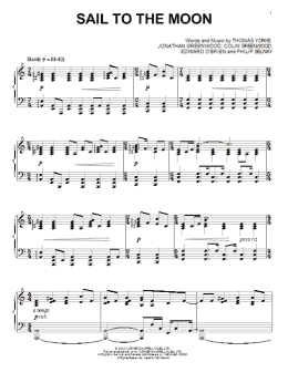 page one of Sail To The Moon (Piano Solo)
