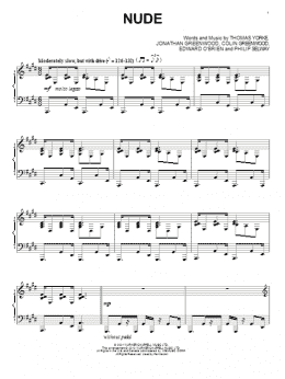 page one of Nude (Piano Solo)