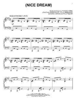 page one of (Nice Dream) (Piano Solo)