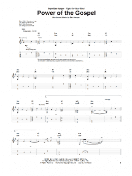 page one of Power Of The Gospel (Guitar Tab)