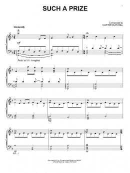 page one of Such A Price (Piano Solo)
