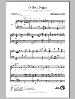 page one of O Holy Night (SATB Choir)