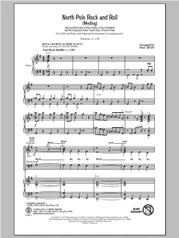 page one of North Pole Rock And Roll (Medley) (SAB Choir)