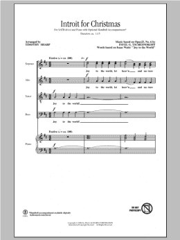 page one of Introit For Christmas (SATB Choir)