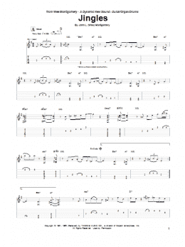 page one of Jingles (Guitar Tab)