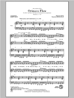 page one of Orinoco Flow (arr. Kirby Shaw) (SSA Choir)