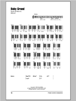 page one of Baby Grand (Piano Chords/Lyrics)