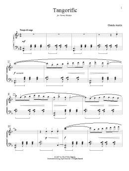 page one of Tangorific (Educational Piano)