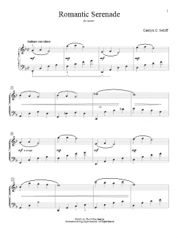 page one of Romantic Serenade (Educational Piano)