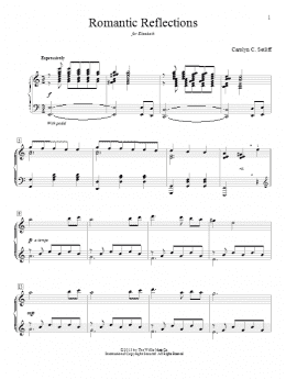 page one of Romantic Reflections (Educational Piano)