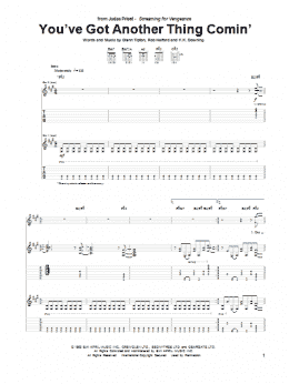 page one of You've Got Another Thing Comin' (Guitar Tab)