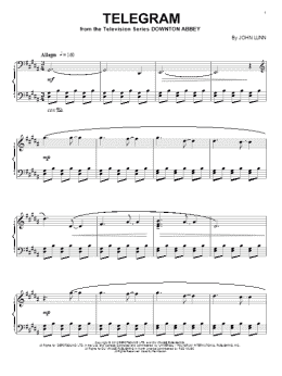 page one of Telegram (Piano Solo)