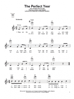 page one of The Perfect Year (from Sunset Boulevard) (Ukulele)