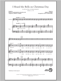 page one of I Heard The Bells On Christmas Day (SSA Choir)