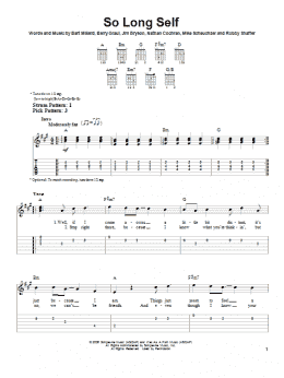 page one of So Long Self (Easy Guitar Tab)