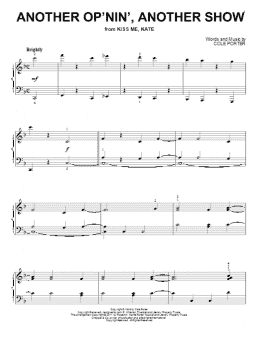 page one of Another Op'nin', Another Show (from Kiss Me, Kate) (Piano Solo)