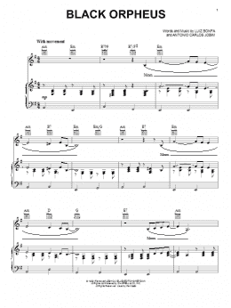 page one of Black Orpheus (Piano, Vocal & Guitar Chords (Right-Hand Melody))