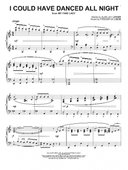 page one of I Could Have Danced All Night (Piano Solo)