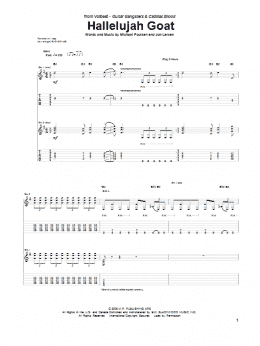 page one of Hallelujah Goat (Guitar Tab)