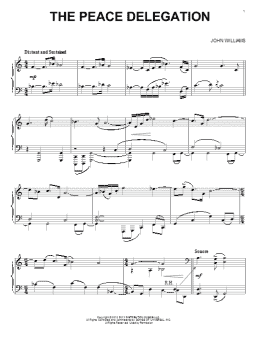 page one of The Peace Delegation (Piano Solo)
