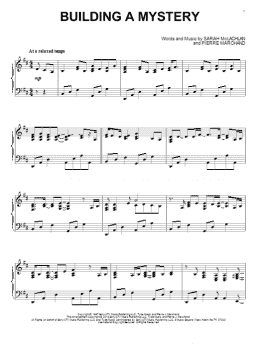 page one of Building A Mystery (Piano Solo)