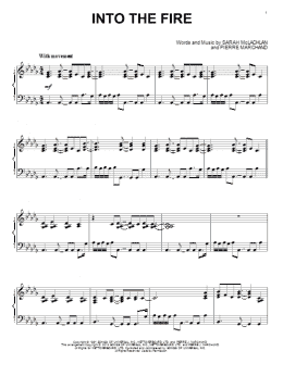 page one of Into The Fire (Piano Solo)