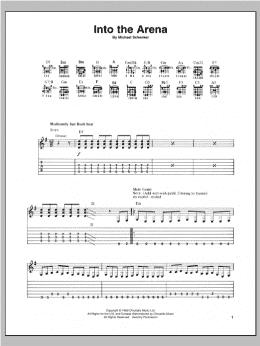 page one of Into The Arena (Guitar Tab)