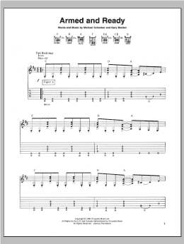 page one of Armed And Ready (Guitar Tab)