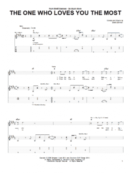 page one of The One Who Loves You The Most (Guitar Tab)