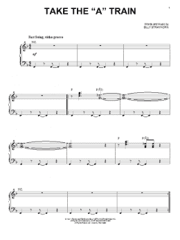 page one of Take The "A" Train (Piano & Vocal)