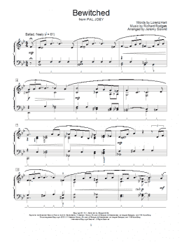 page one of Bewitched (Educational Piano)