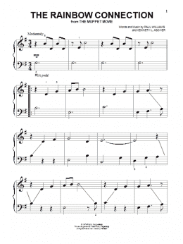 page one of The Rainbow Connection (Beginning Piano Solo)