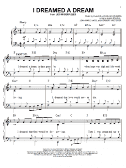 page one of Les Miserables Easy Piano Movie Pack featuring Suddenly (Easy Piano)