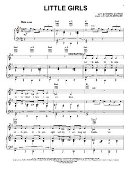 page one of Little Girls (Piano, Vocal & Guitar Chords (Right-Hand Melody))