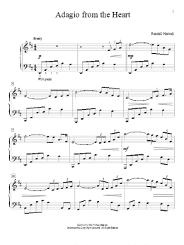 page one of Adagio From The Heart (Piano Solo)