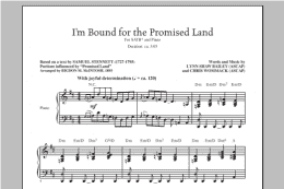 page one of I'm Bound For The Promised Land (SATB Choir)