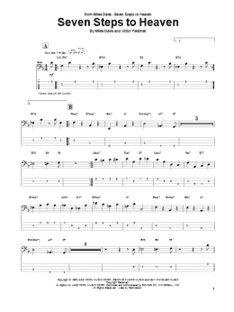 page one of Seven Steps To Heaven (Bass Guitar Tab)