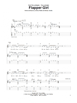 page one of Flapper Girl (Guitar Tab)