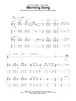 page one of Morning Song (Guitar Tab)