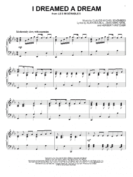 page one of Les Miserables Piano Solo Movie Pack featuring Suddenly (Piano Solo)