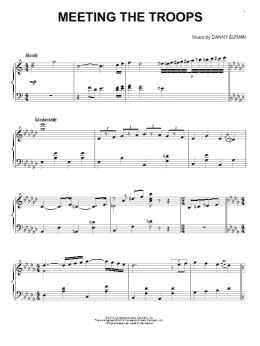 page one of Meeting The Troops (Piano Solo)